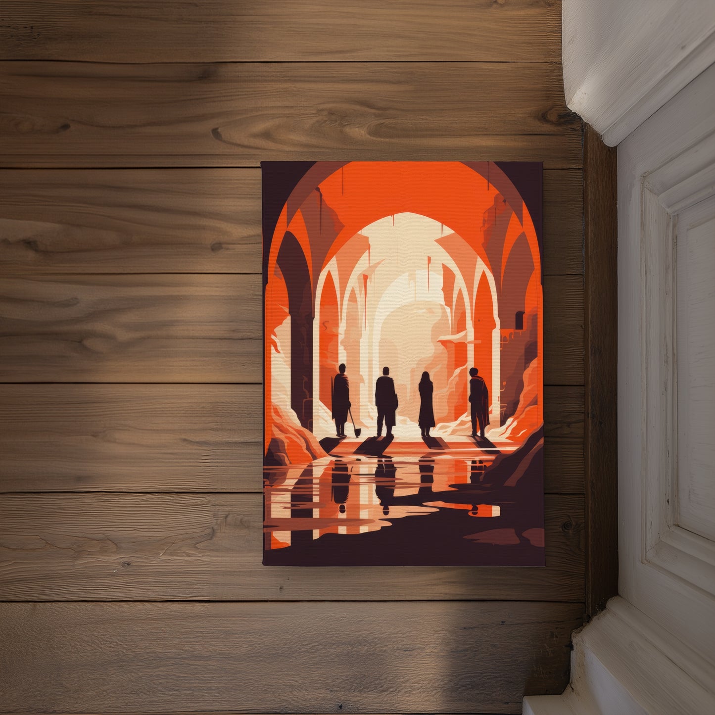 Faith Restored Orange Indoor Outdoor Door Mat | Home Decor