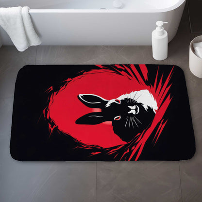 Bad Intentions Black Bath Mat | Stylish Home Decor Essential