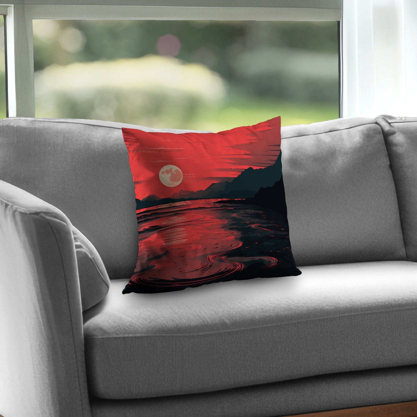 Bloody tides - Throw Pillow