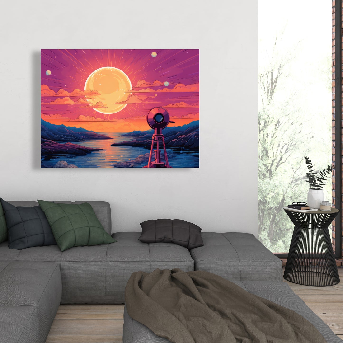 Measure the calm - 32"x32" Canvas