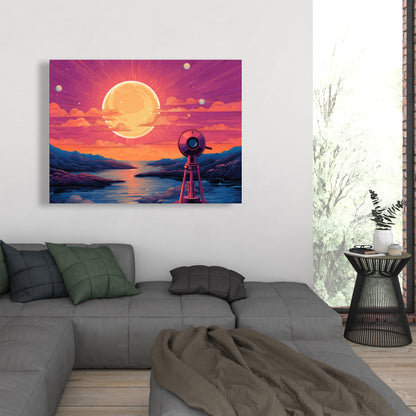 Measure the calm - 32"x32" Canvas