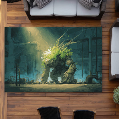 The Golem - Turquoise Outdoor Area Rug for Home Decor