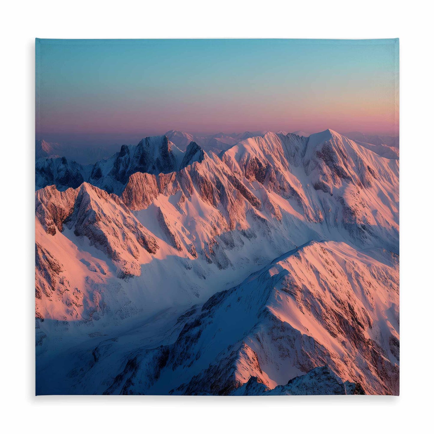 Sunny Peaks Blue Indoor/Outdoor Tablecloth for Home Decor