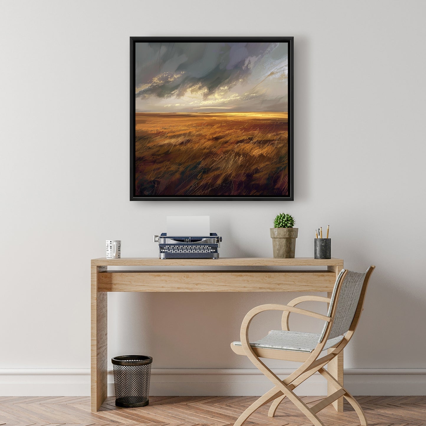 Before the storm - 36"x36" Framed canvas