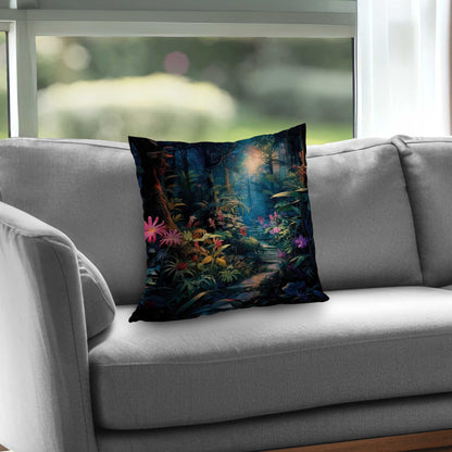 Coussin décoratif en sergé de polyester « Against all odds » - Accessoire de décoration intérieure
