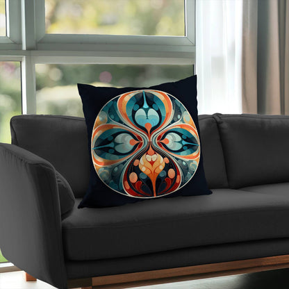 Hues and Curves Orange Poly Twill Throw Pillow Insert | Home Decor
