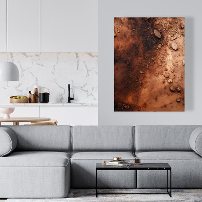 Digging White Canvas Art - Stylish Home Decor Piece