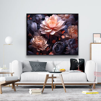 Sublime light - 36"x36" Framed canvas