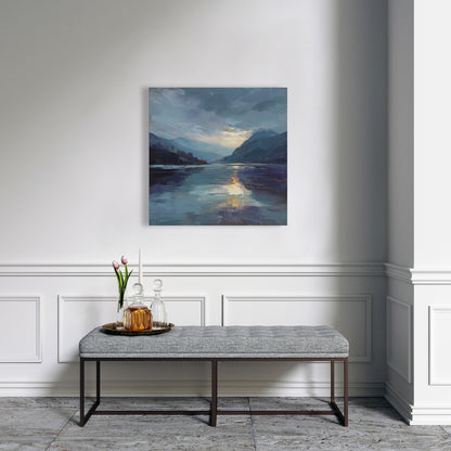 Obscure Gray Canvas for Elegant Home Decor | Modern Art