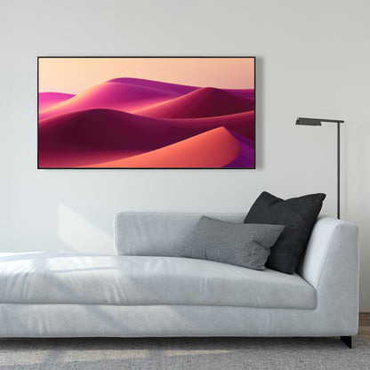 Deep dunes - 36"x36" Framed canvas
