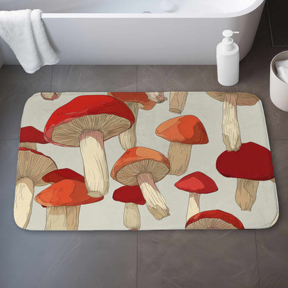 Tapis de bain Crimson Cap Dance | Tapis décoratif élégant