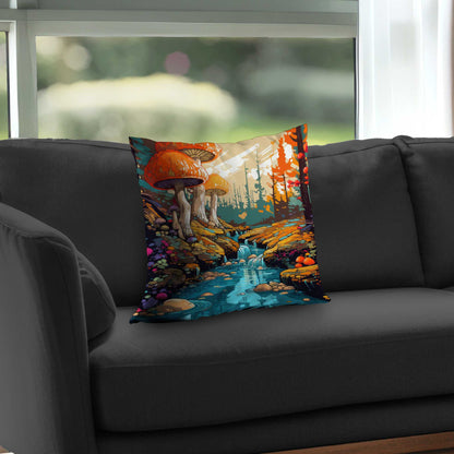Coussin décoratif en sergé de polyester Wisdom Inbound | Décoration d'intérieur élégante