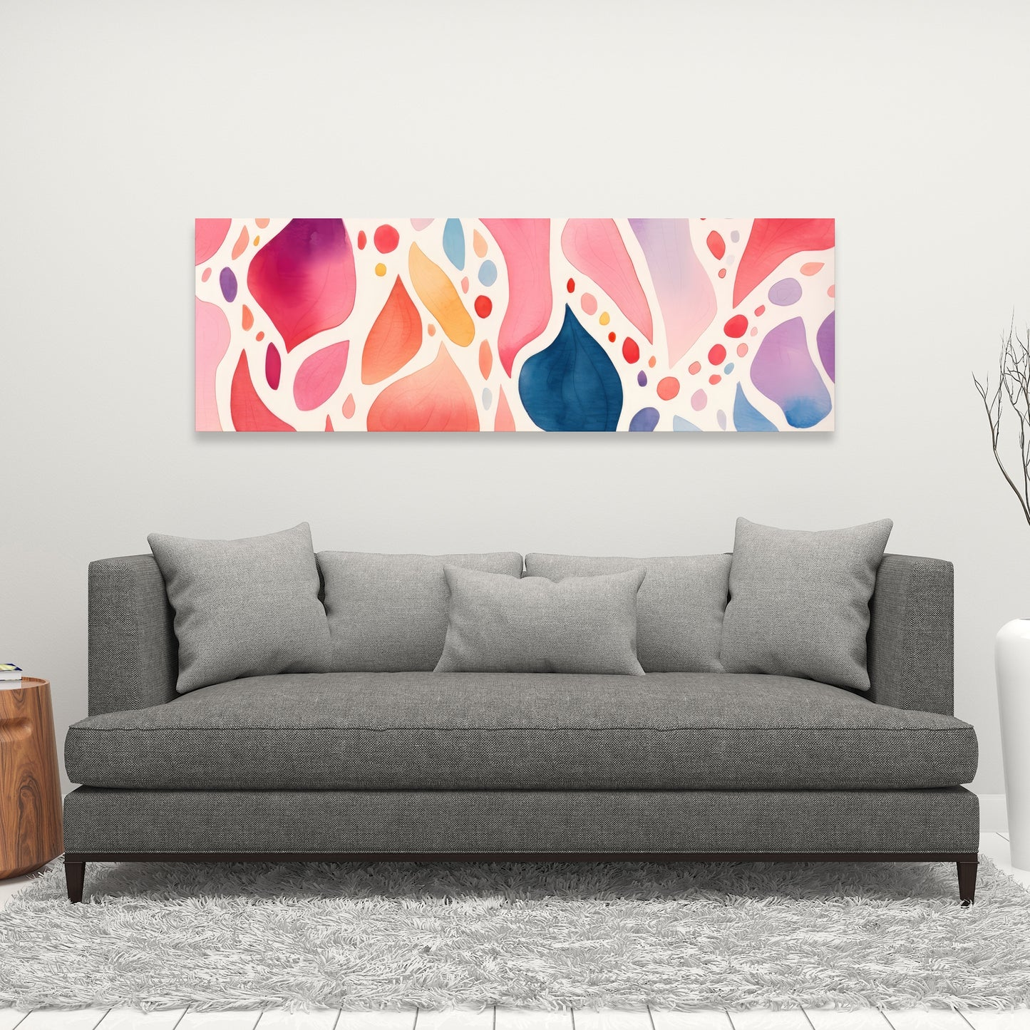 Splotches - Orange Canvas Art for Stylish Home Decor