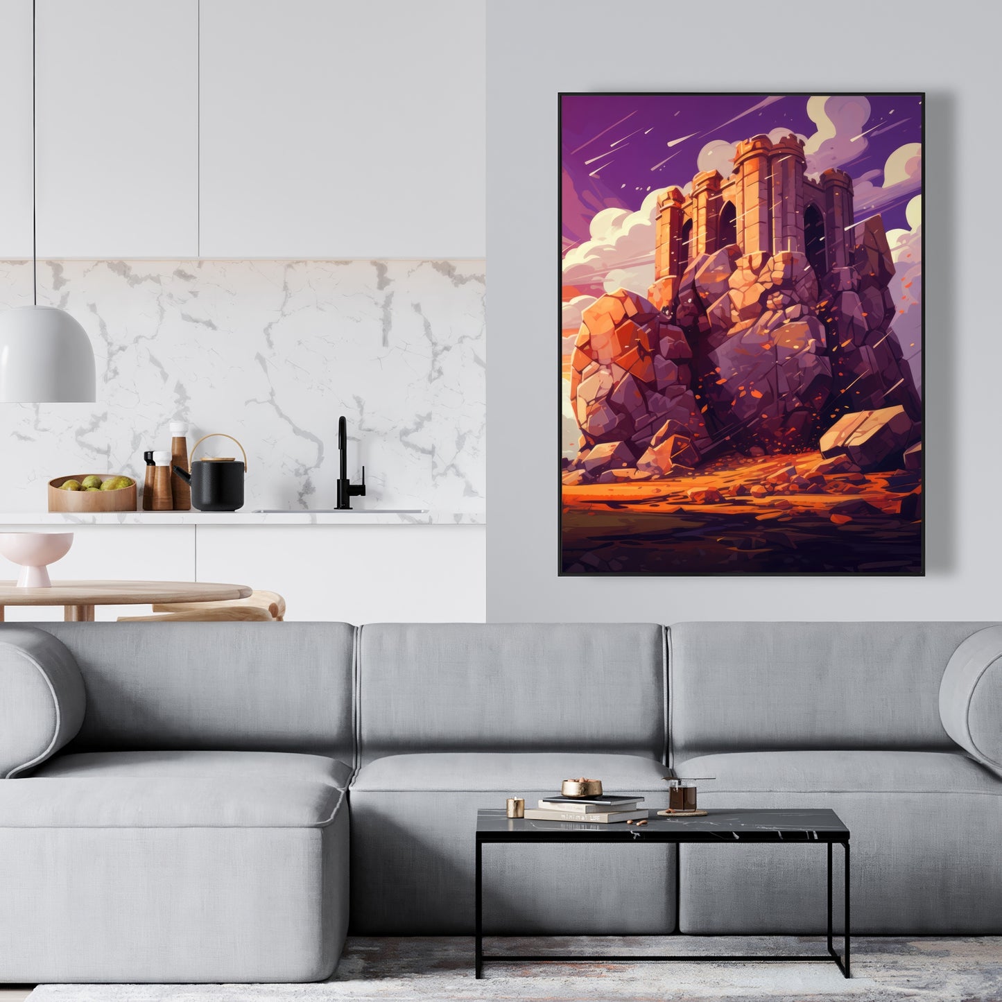 The Last Remains - White Framed Canvas for Home Decor