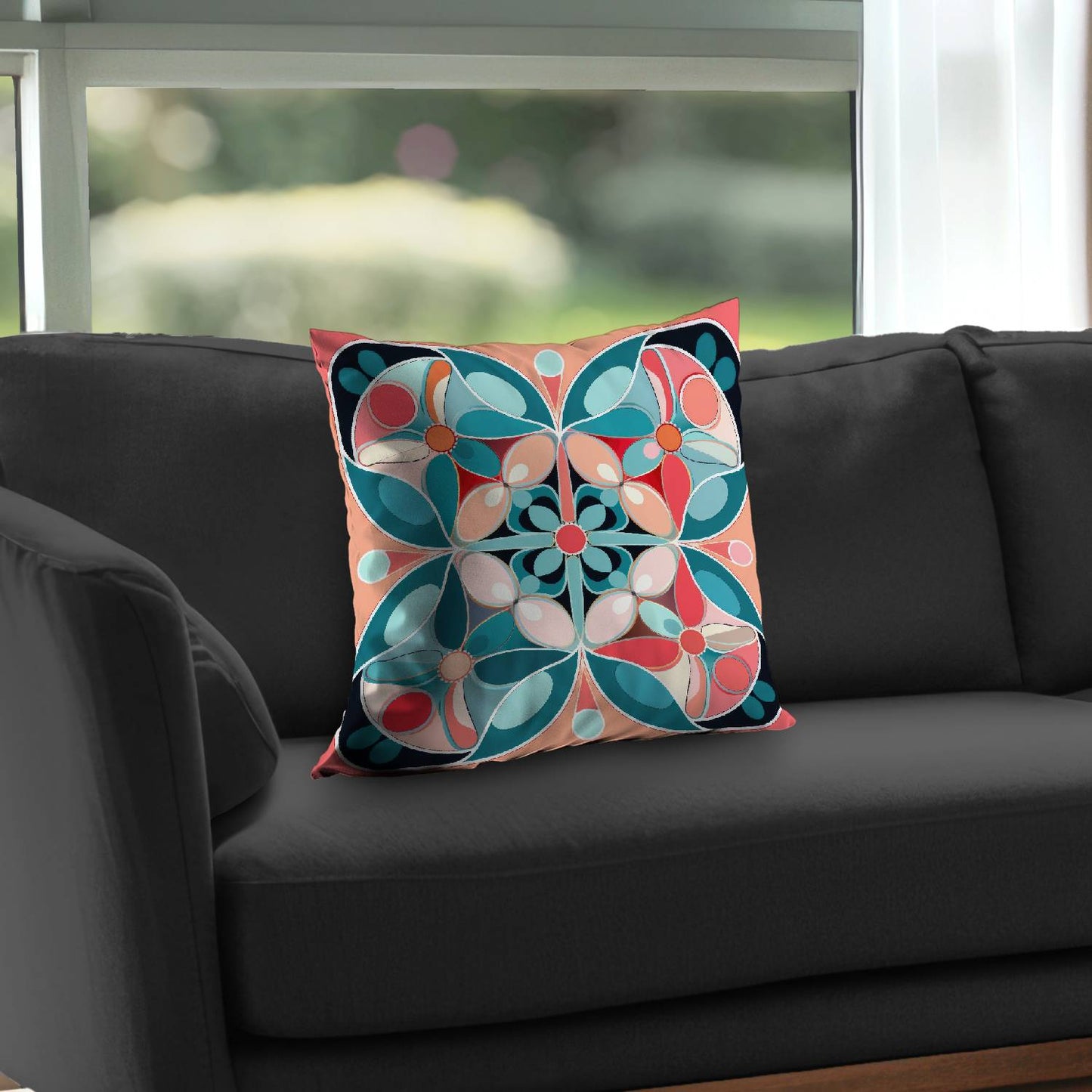 Sweet curves - Throw pillow - Print on demand