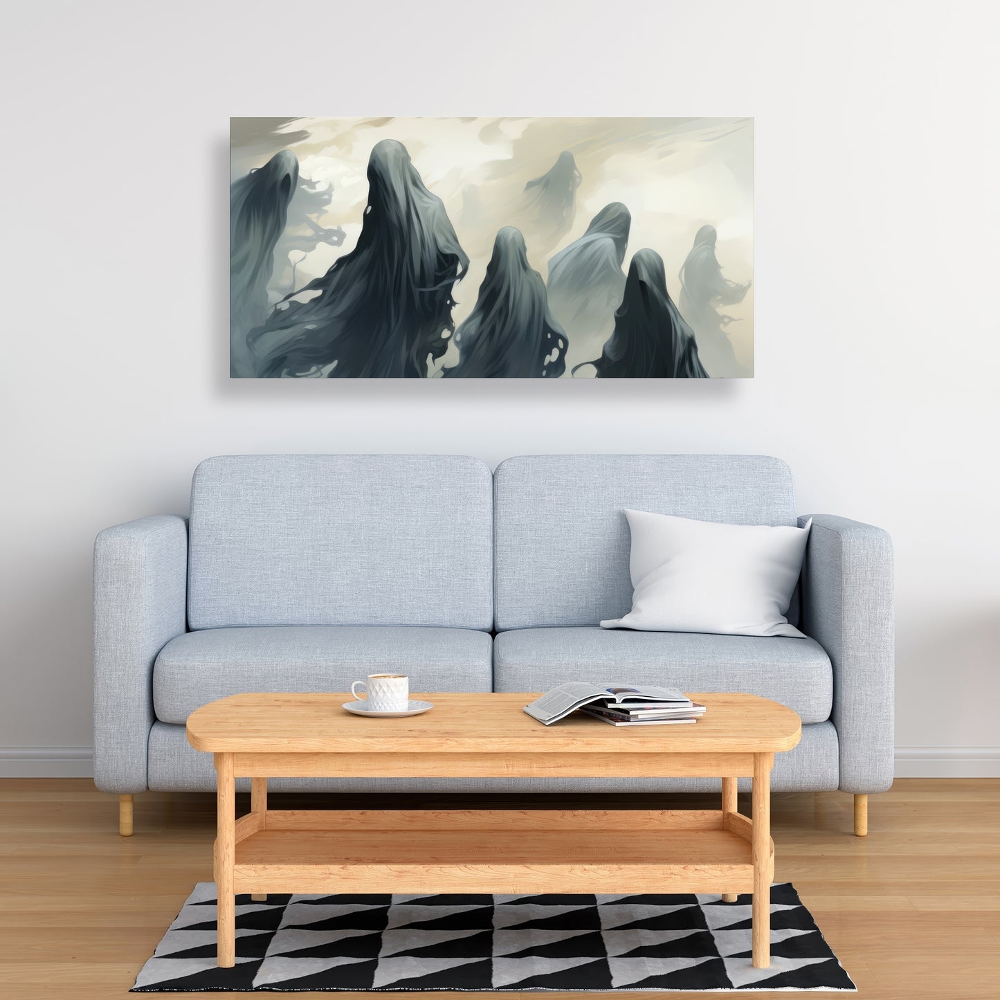 Cursed Lands - Black Canvas Art for Unique Home Decor