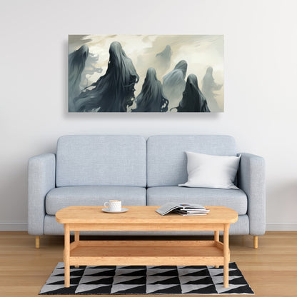Cursed Lands - Black Canvas Art for Unique Home Decor