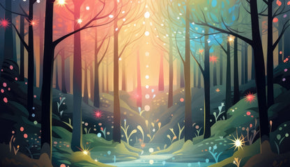 Magical forest - Tablecloth