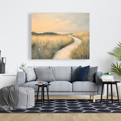 Soft breeze - Green Canvas for Elegant Home Decor | Buy Now