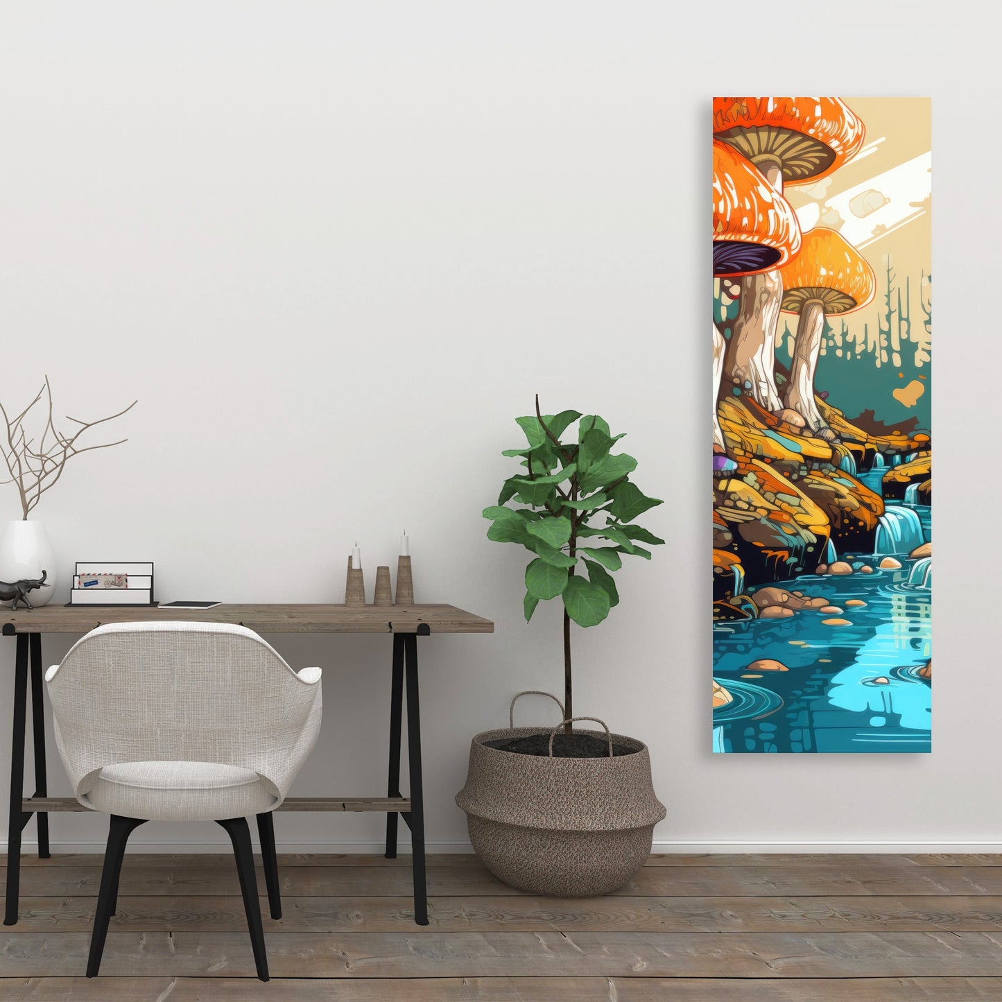 Wisdom Inbound - Red Canvas Art for Stylish Home Decor