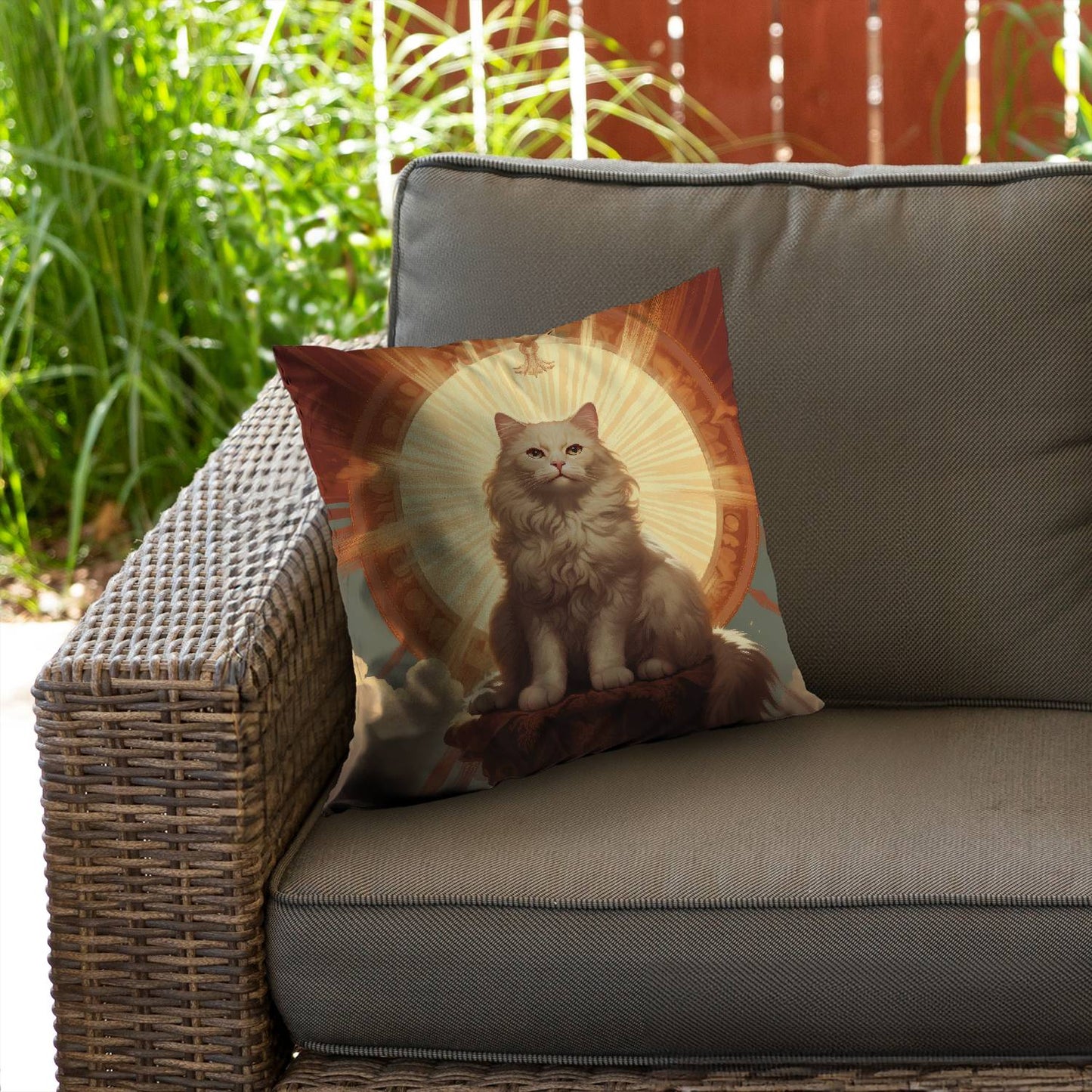 Infinite carelessness - Throw pillow - Print on demand