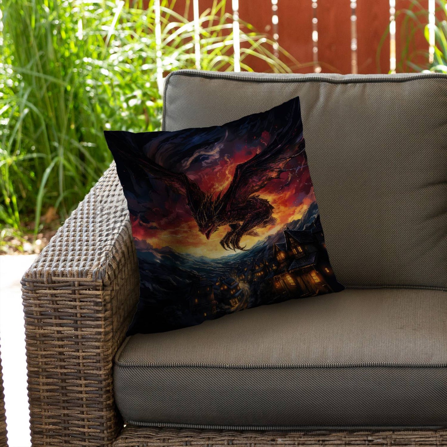 Back for revenge - Throw pillow - Print on demand