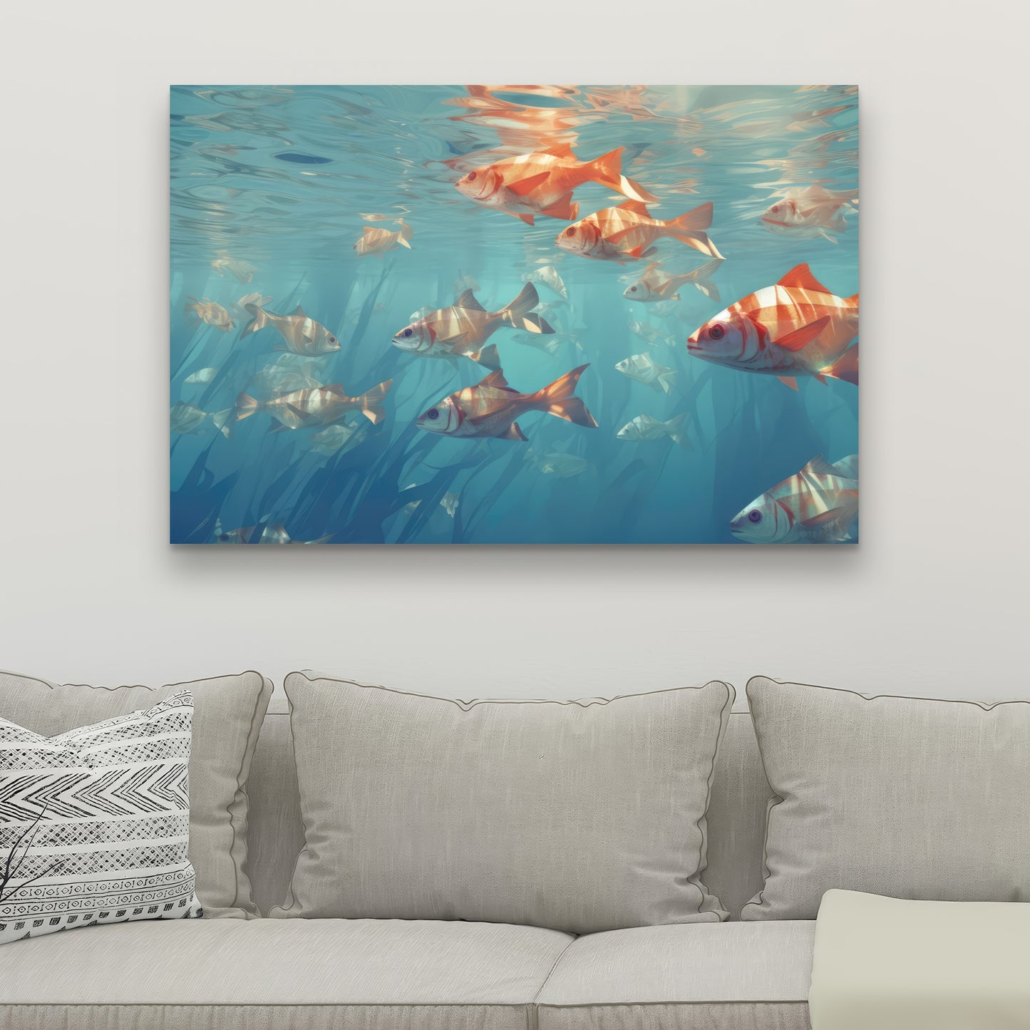 Surface tension - 32"x32" Canvas
