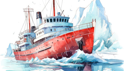 Breaking the ice - Tablecloth