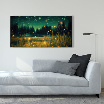Light in the Dark - Black Framed Canvas Home Decor Art