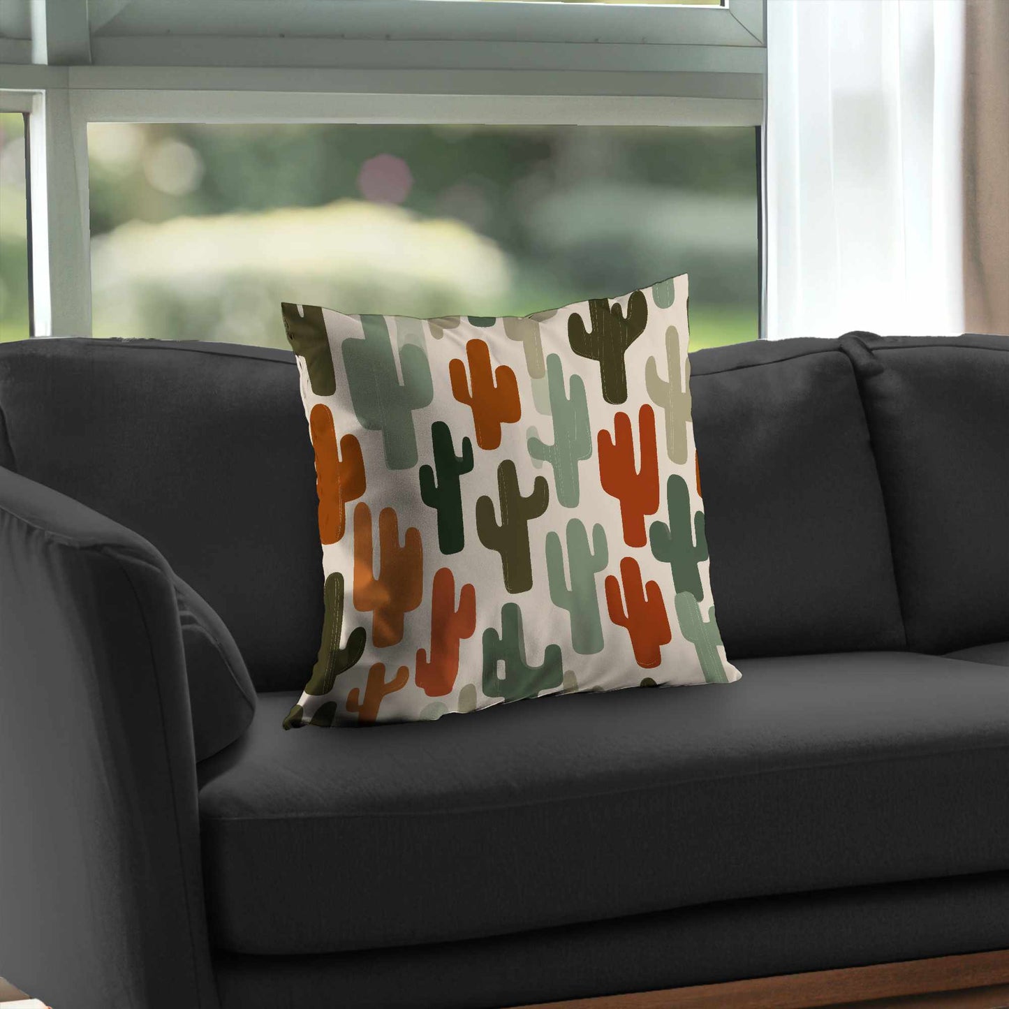 Desert Echoes Throw Pillow - Stylish Poly Twill Home Decor