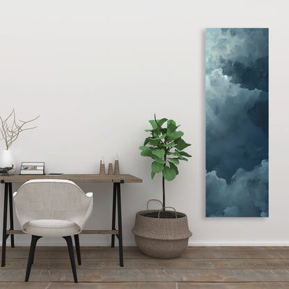 Afterglow - Blue Canvas for Elegant Home Decor | Unique Art