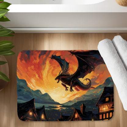 Hope for Mercy - Orange Bath Mat for Stylish Home Decor