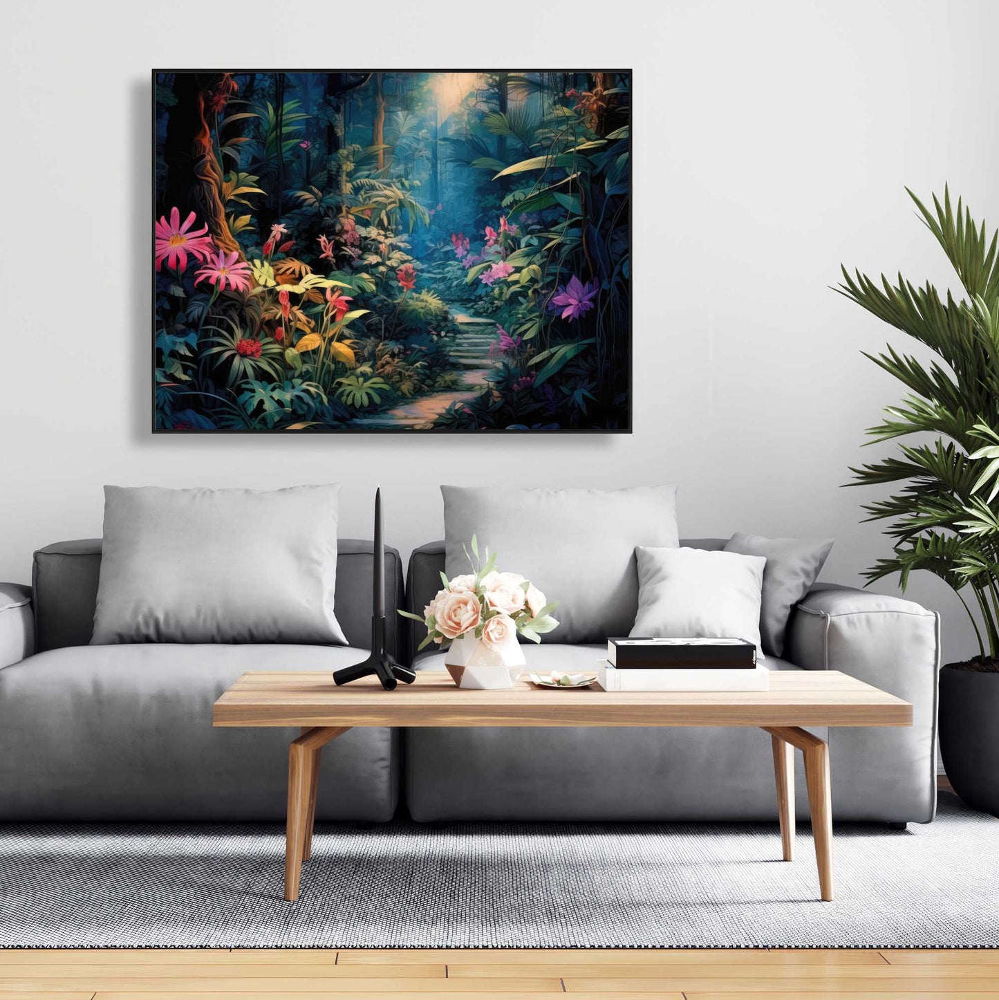 Against all odds - Pink Framed Canvas for Home Decor