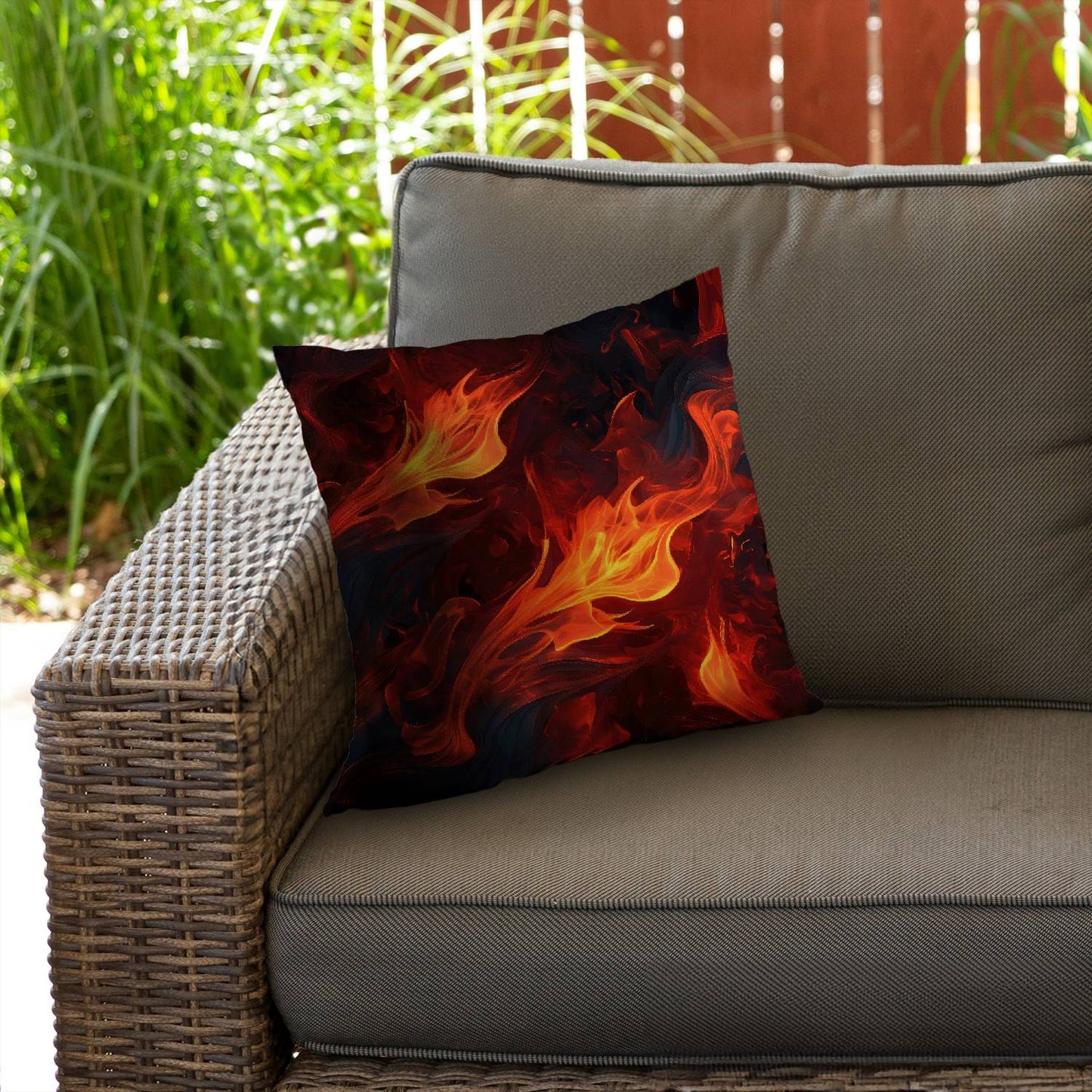 Sizzling - Throw pillow - Print on demand