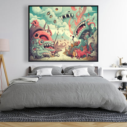 Unimaginable - 36"x36" Framed canvas