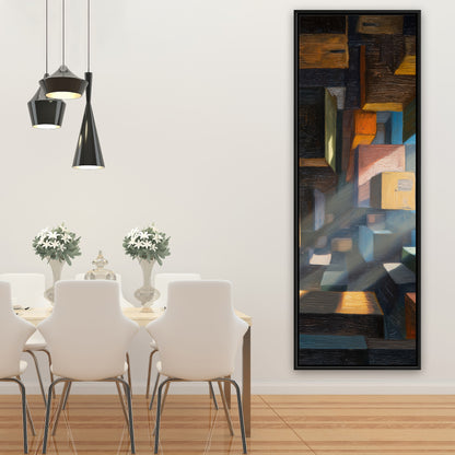 Boxed up - 24"x24" Framed canvas