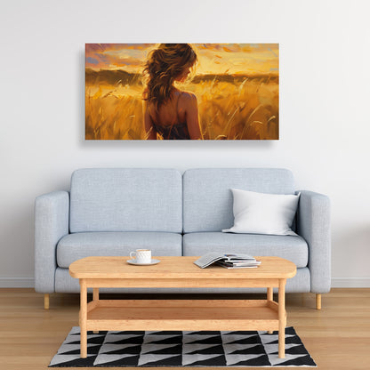Warm field - 32"x32" Canvas