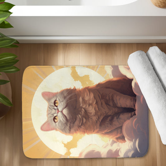 Intangible purr - 17"x24" Bath mat