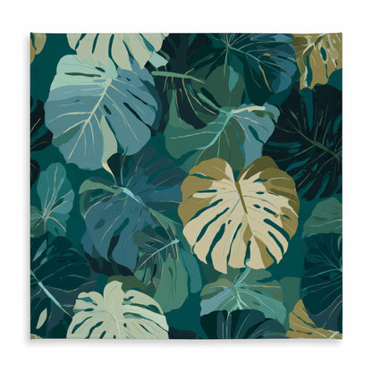 Tropical Leaf Veil Tablecloth | Indoor Outdoor Home Decor