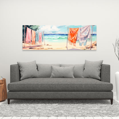 Sunny side Orange Canvas | Bright Home Decor Accent