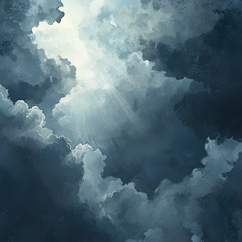 Afterglow - Blue Canvas for Elegant Home Decor | Unique Art