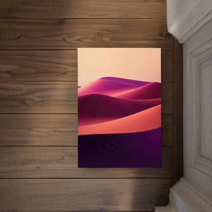 Deep Dunes Pink Indoor Outdoor Door Mat - Home Decor Accent