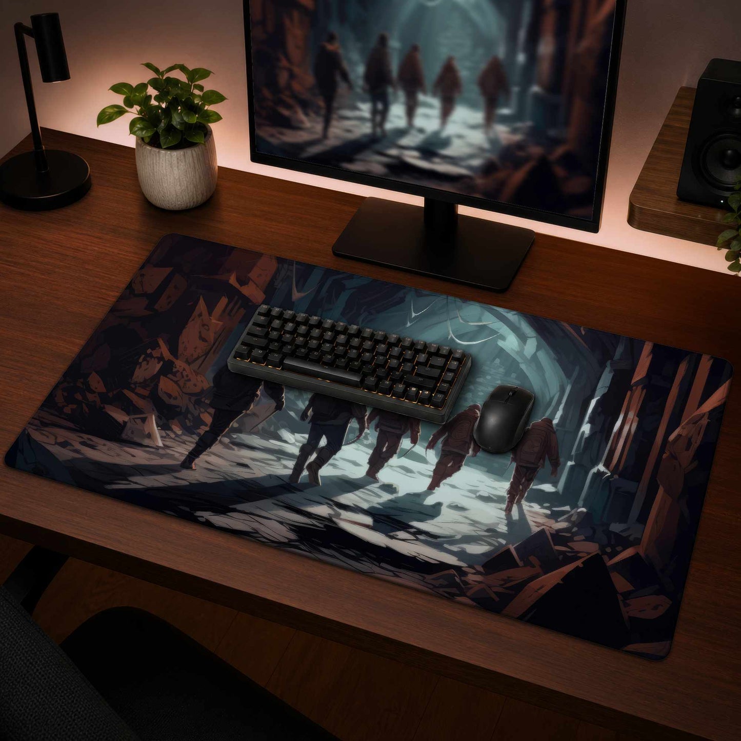 Le tapis de jeu Catacombes - Une décoration d'intérieur unique pour les gamers
