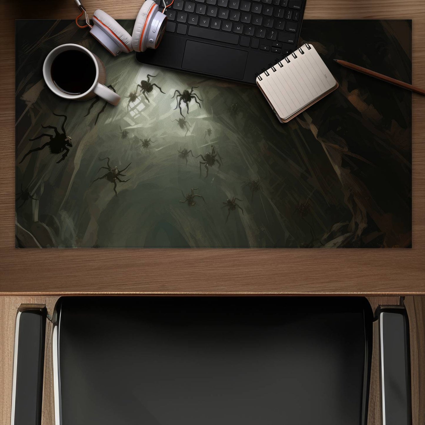 Eight legs of terror - Desk mat - Print on demand