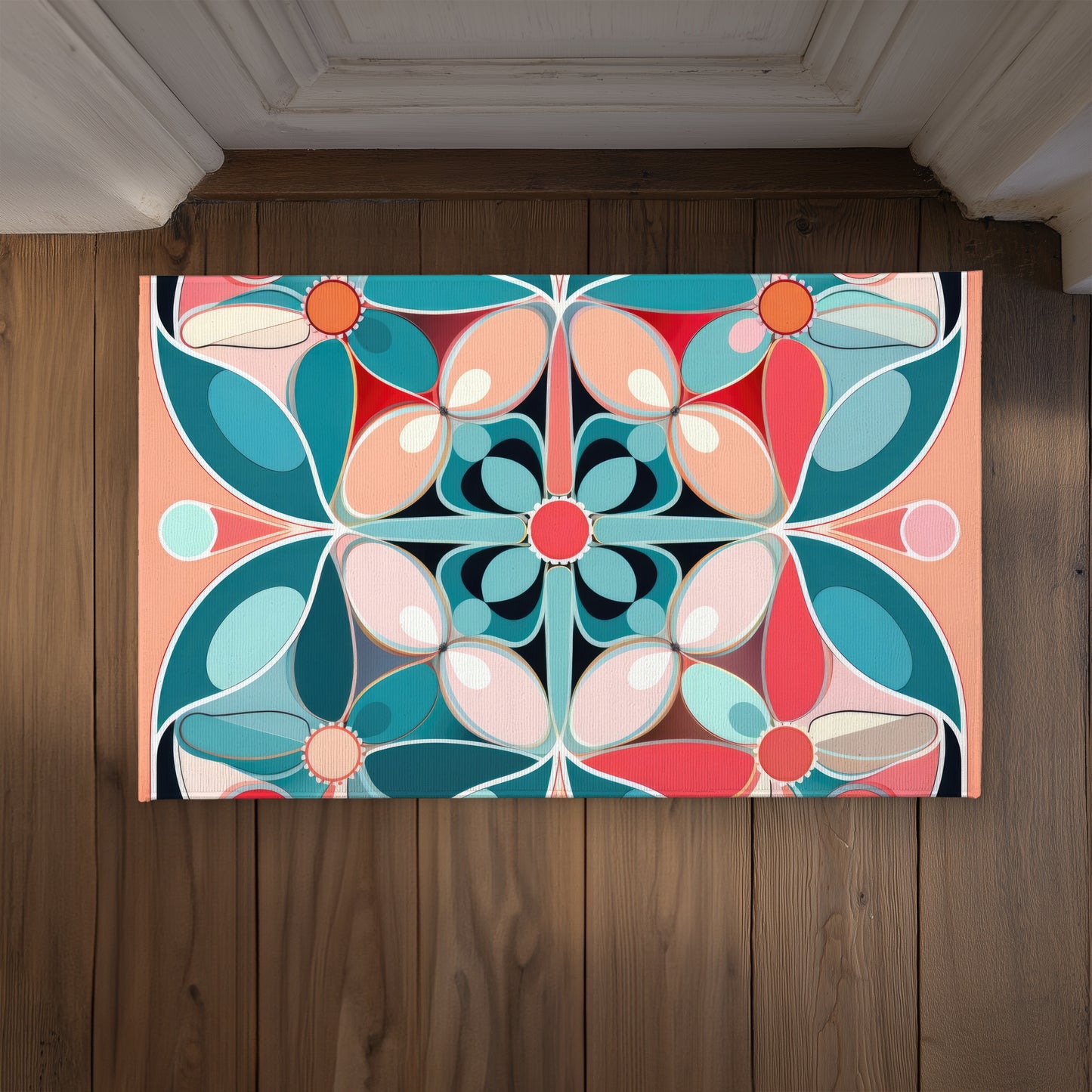 Sweet Curves Pink Indoor Outdoor Door Mat | Home Decor