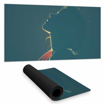 Tapis de bureau Silent Light Whisper | Tapis élégant pour la décoration intérieure