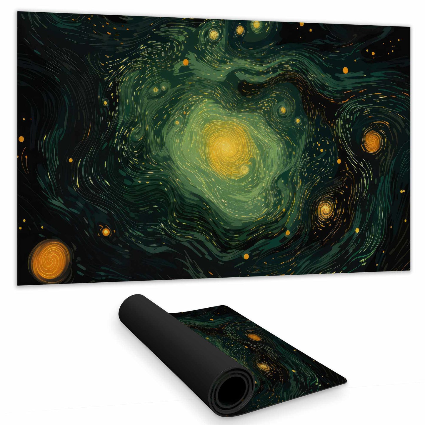 Tapis de jeu Illuminé dans l'espace - Tapis élégant pour la décoration intérieure