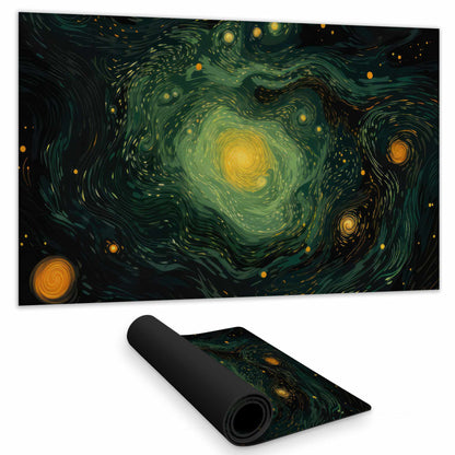 Tapis de jeu Illuminé dans l'espace - Tapis élégant pour la décoration intérieure