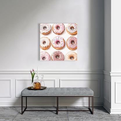 Donuts - 32"x32" Canvas