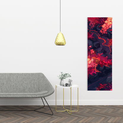 Burning plants - 32"x32" Canvas